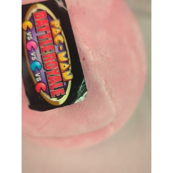 Pink Pac-Man 4.5” Toy Factory Plush Stuffed Animal VideoGame Battle Royale - Picture 6 of 12